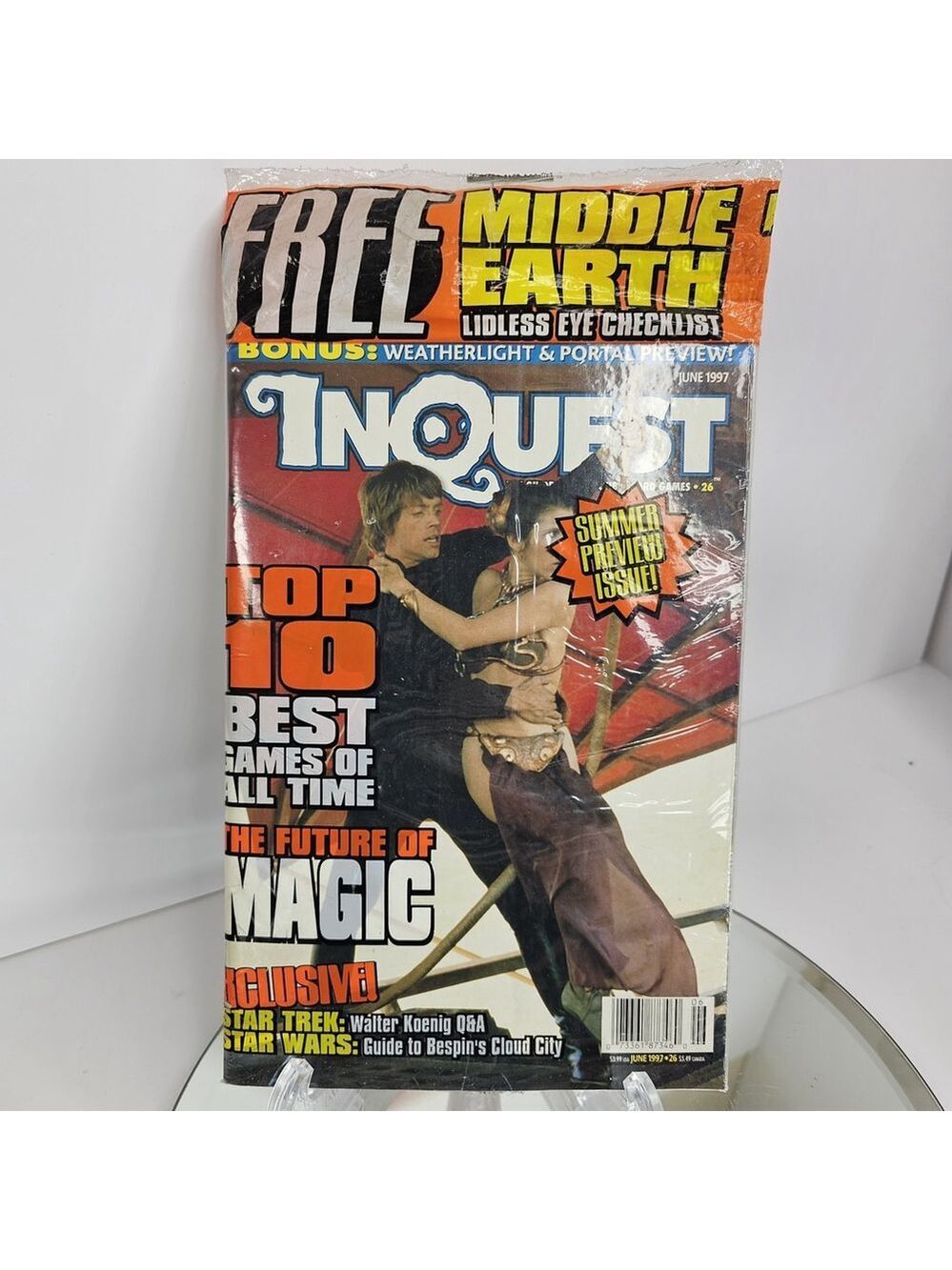Sealed Inquest Magazine #26 June 1997 Star Wars Star Trek Magic The Gathering